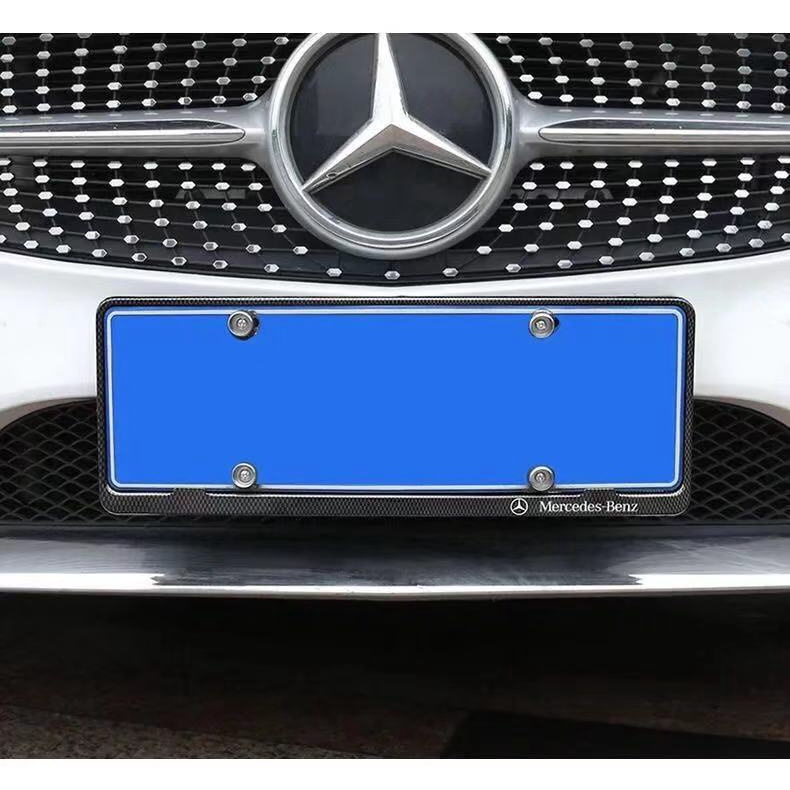 Giá đỡ biển số xe hơi BMW Mercedes Benz Audi chất liệu sợi carbon