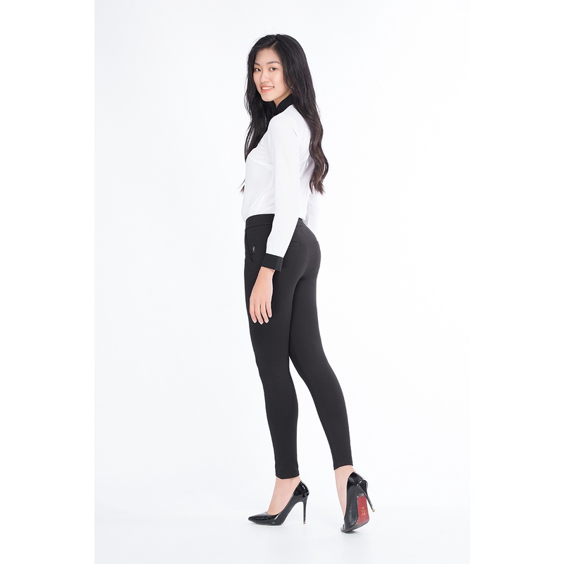 Quần Legging Cao Cấp Luperi LP533 Chất Liệu Umi Dày Dặn Khóa Trước Cúc Trước
