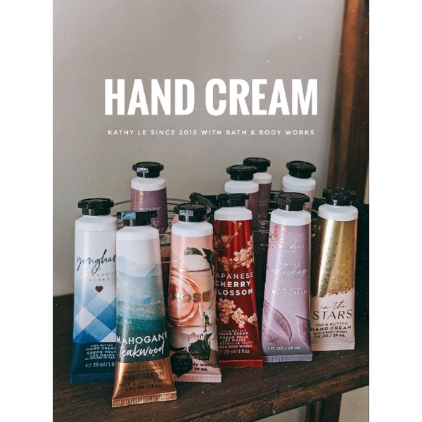 👌 HAND CREAM 👏  Bath & Body Works chính hãng USA