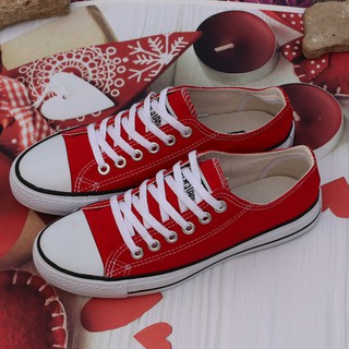 Giày CV AllStar Classic Màu Đỏ Tươi Cổ Thấp Nữ