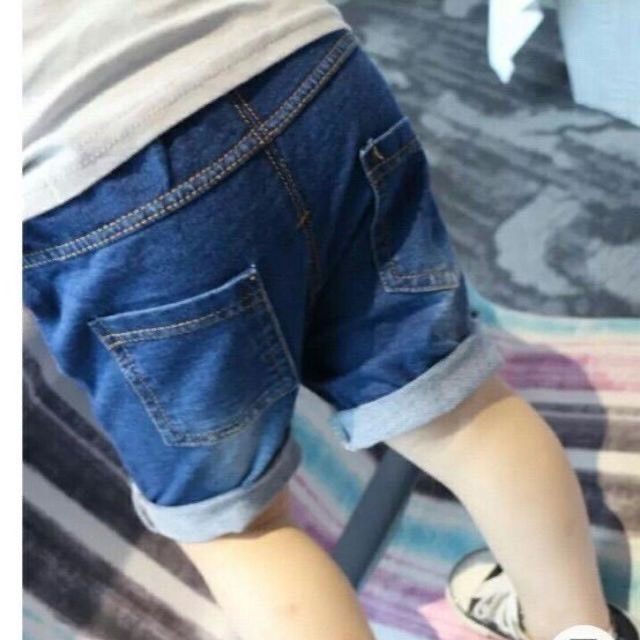 QUẦN SHORT BÒ CHO BÉ TRAI BÉ GÁI 8-18kg (HN 46)