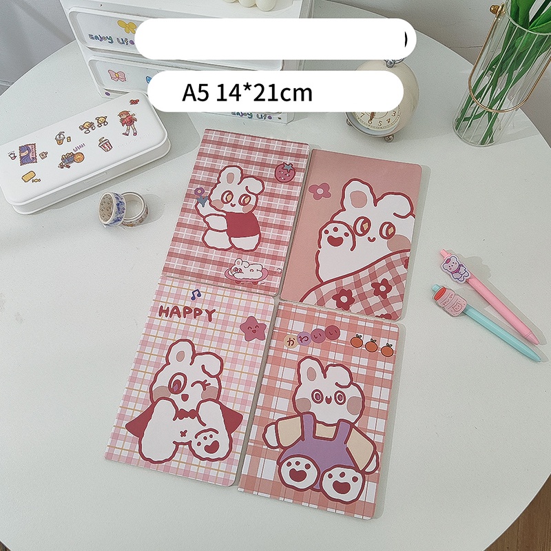 Sổ Tay 30 Trang Khổ A5 Họa Tiết Hoạt Hình Đơn Giản Sáng Tạo