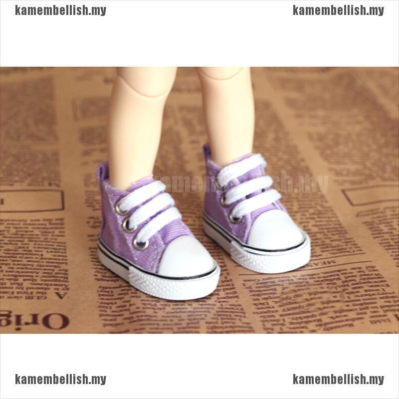 Giày Vải Denim 5cm Cho Búp Bê Tilda Tilda Tỷ Lệ 1 / 6