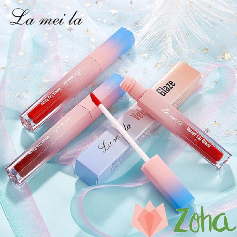 Son kem Lameila Velvet Lip Glaze son môi lì mịn lâu trôi nội địa Trung ZH-SK-L01