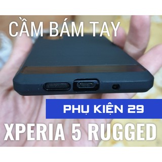 [Sony Xperia 5] Ốp lưng silicon chống sốc RUGGED