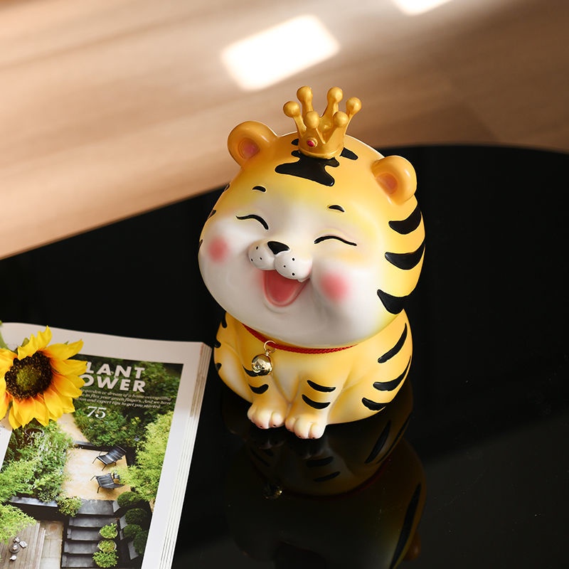 Quà Tặng. Ống Heo Đất. Ống Heo Tiết Kiệm Hình Hổ Sáng Tạo Trang Trí Phòng Khách