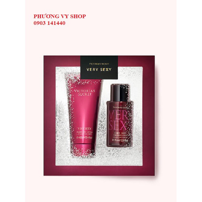 [NEW] BỘ QUÀ TẶNG MINI MIST + LOTION VERY SEXY 2019