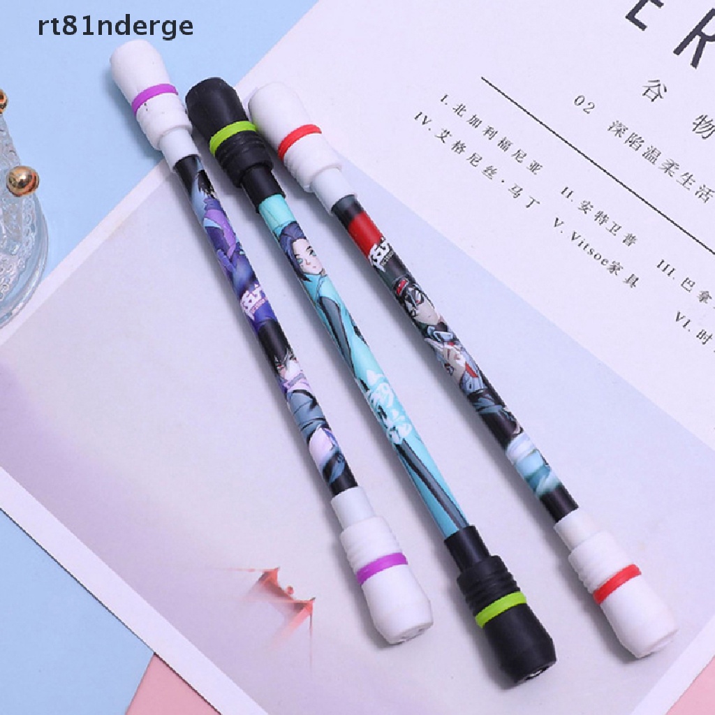 【ge】 Spinning Pen Creative Random Flash Rotating Gaming Gel Pens for Student Gift Toy .