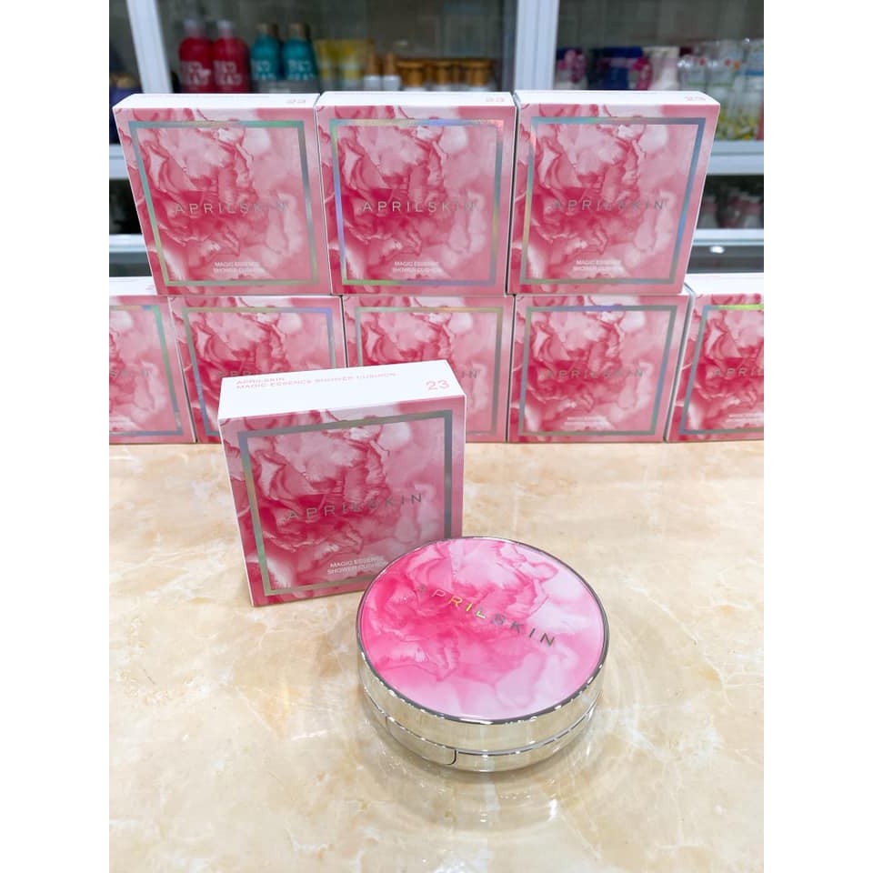 Phấn Nước Aprilskin Magic Essence Shower Cushion Hàn Quốc (Mới 2019) | BigBuy360 - bigbuy360.vn