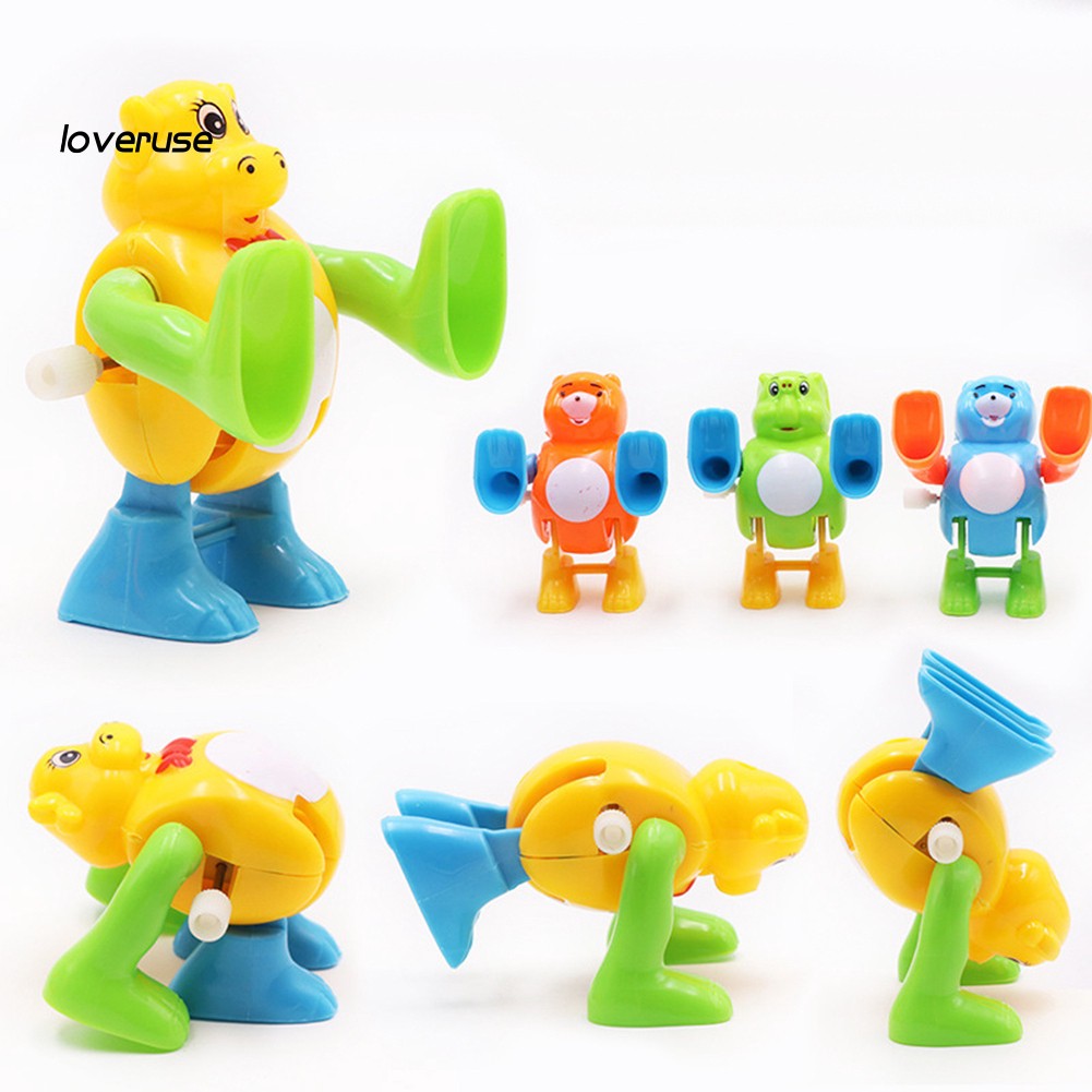 Đồ chơi vặn dây cót hình thú nhồi bông độc đáo