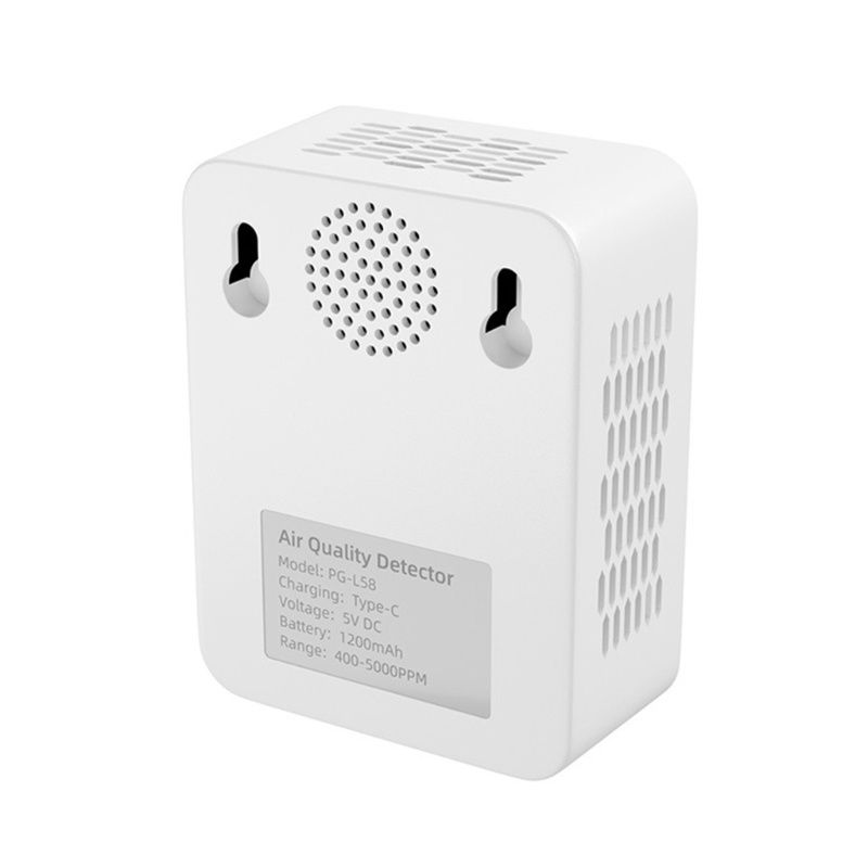 Máy Đo Độ Ẩm Không Khí CO-2 5 Trong 1 Có Chuông Báo Nhiệt Độ 400 5000 Gpm 1200Mah