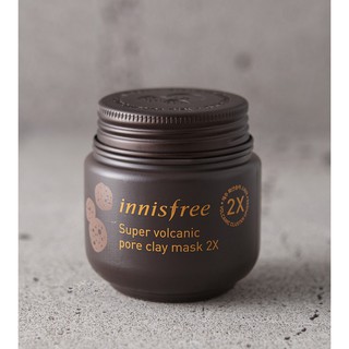 Mặt Nạ Tro Núi Lửa Innisfree Super Volcanic Pore Clay Mask 2X