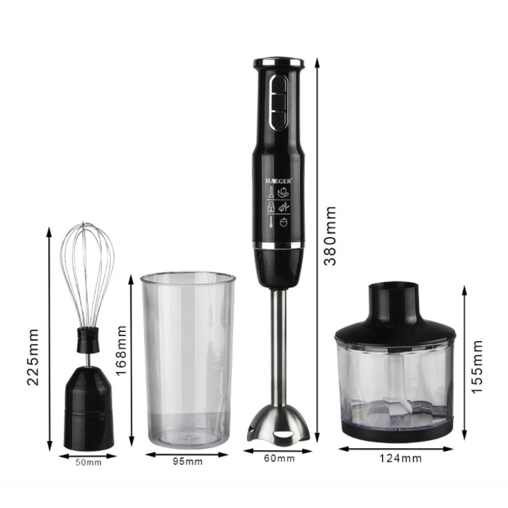 Máy xay sinh tố tính hợp đánh trứng không gỉ đa năng cao cấp Portable Blender