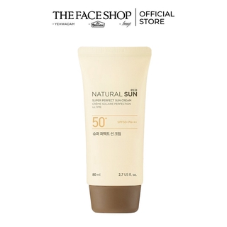 Kem Chống Nắng TheFaceShop Natural Sun Eco Super Perfect Sun Cream 50+Pa+++ 80ml