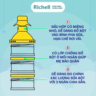 Hộp chia sữa RICHELL Nhật | Baby