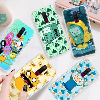 Ốp Điện Thoại Trong Suốt In Hoạt Hình Adventure Time Cho Samsung Galaxy S6 S7 Edge S8 S9 Plus A9 Tb3