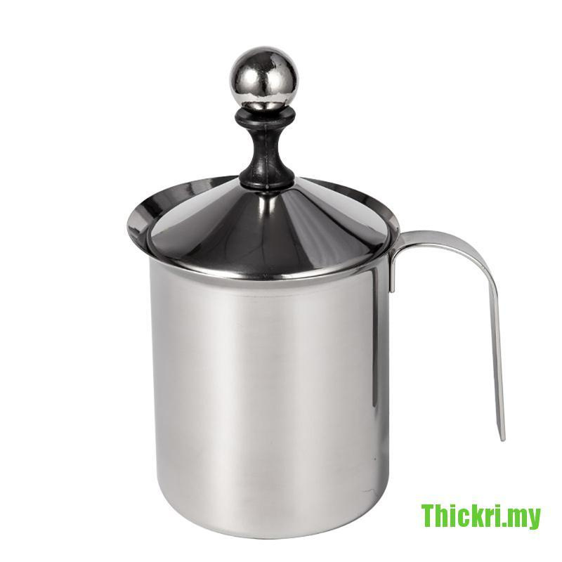 Máy Đánh Sữa Pha Chế Tạo Bọt Sữa 400 / 800ml Bằng Thép Không Gỉ