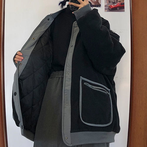 Áo Khoác Bóng Chày Phối Màu Thời Trang Cho Nữ | BigBuy360 - bigbuy360.vn