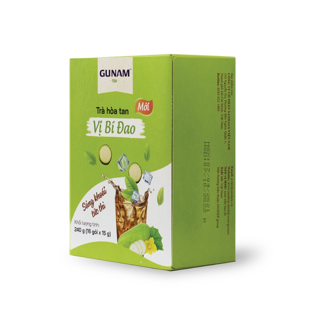 Trà bí đao GUNAM (hộp 16 gói x 15g)