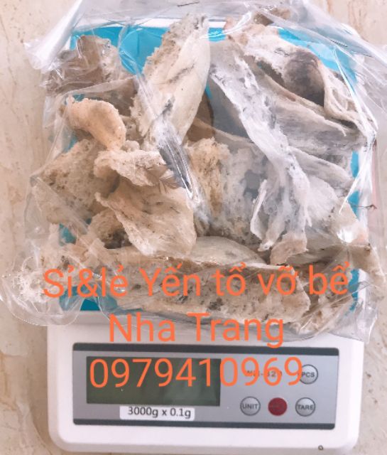 🎁🎁 10gr Yến tổ thô bể miếng lớn 2/3 - Tổ yến thô bị bể 2/3. Yến sào tặng kèm táo đỏ, long nhãn, đường phèn