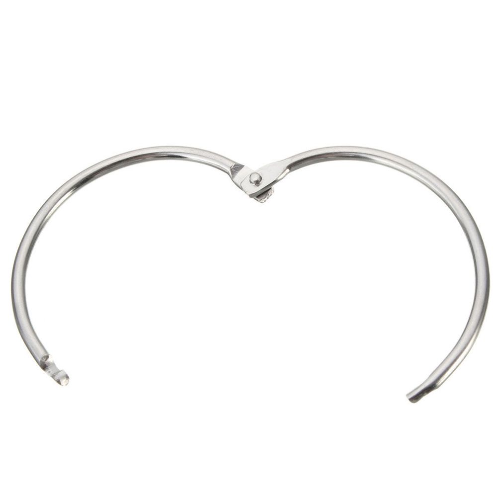 Bộ 12 móc treo rèm cửa nhà tắm hình tròn bằng thép không gỉ tiện dụng