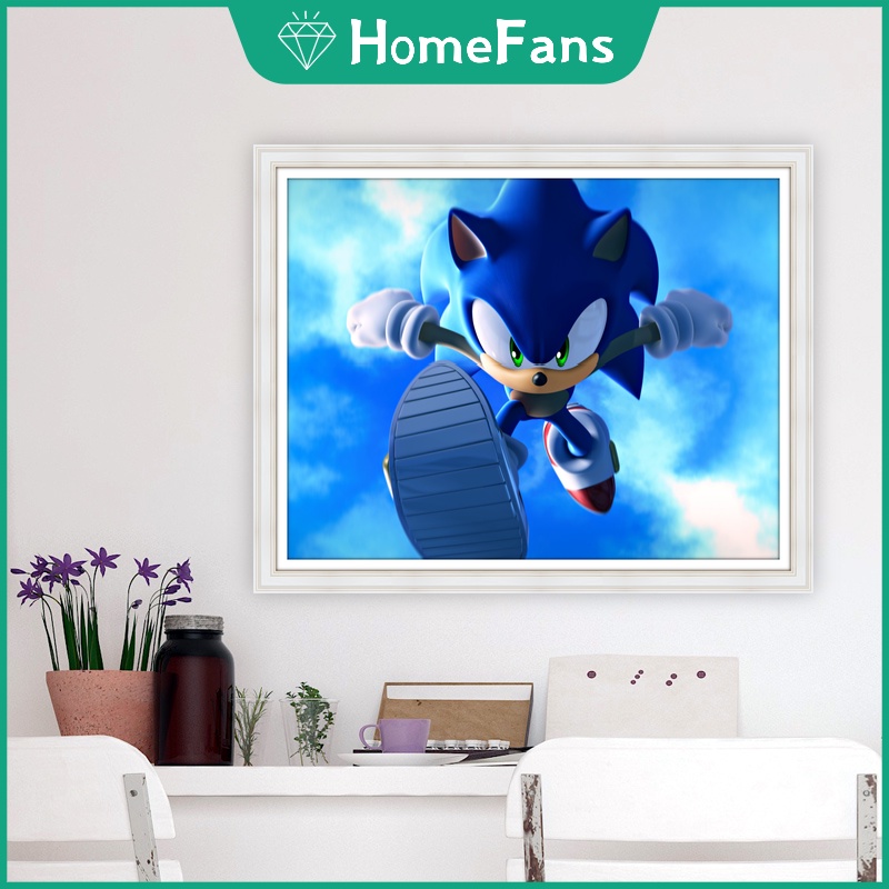 Bộ Tranh Đính Đá 5D Tự Làm Hình Nhím 40x50cm Trang Trí Nhà Cửa