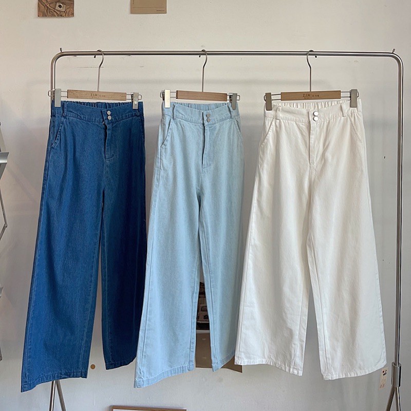Quần jeans lưng chun