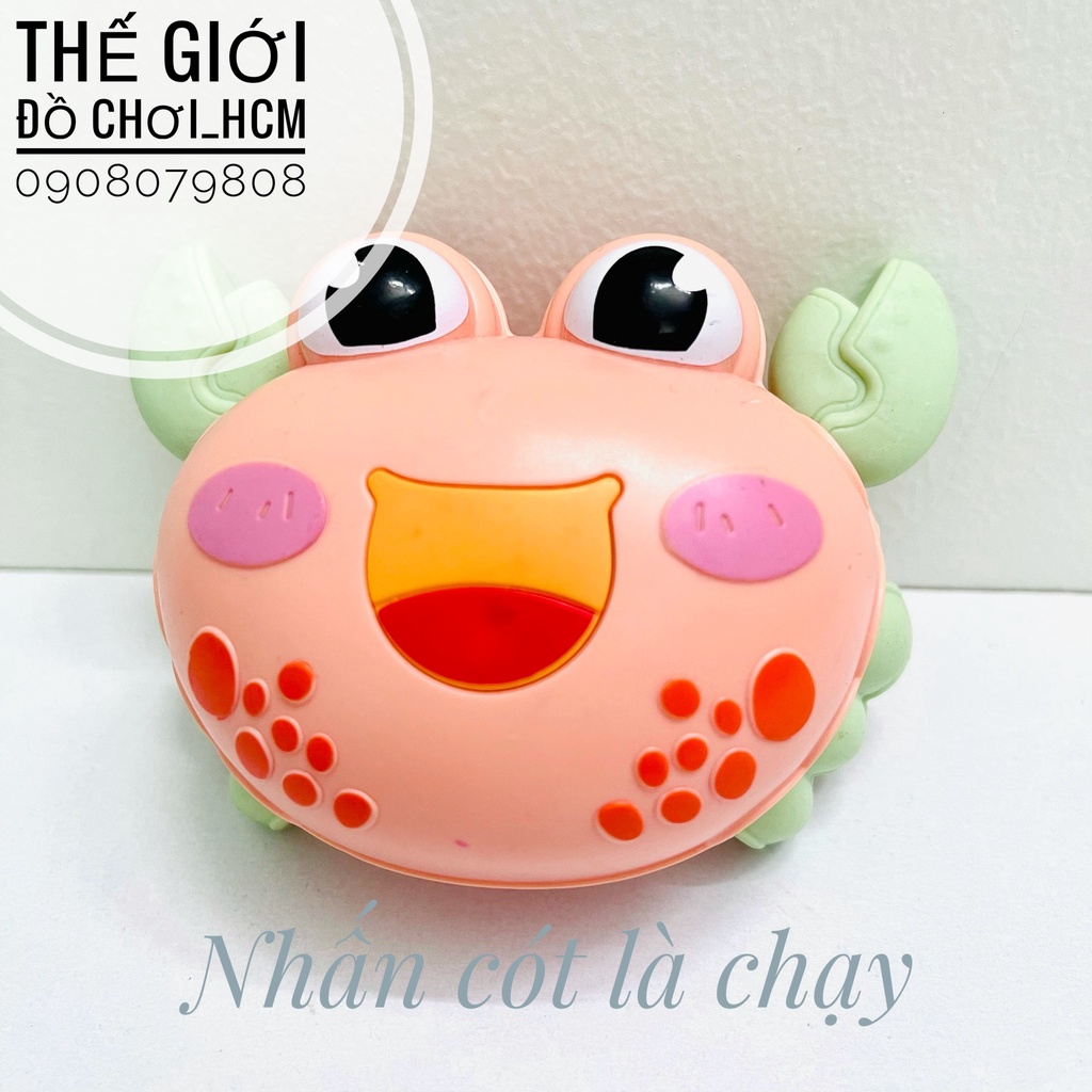 [HÀNG ĐẸP-CLIP THẬT] Đồ chơi trẻ em cua nhấn cót là chạy giúp bé phát triển khả năng sáng tạo, năng động, thích động vật