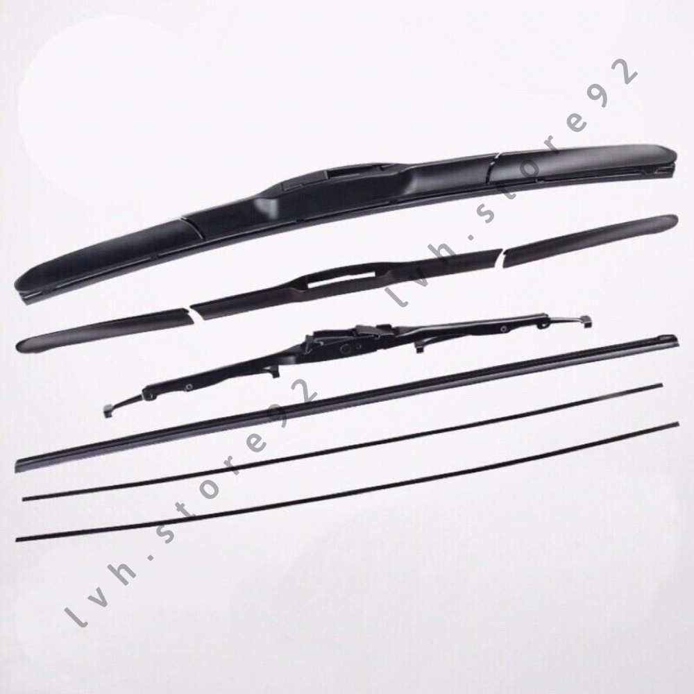 Cần gạt mưa ô tô Daewoo Lacetti EX, Lacetti, Gentra, Lanos, Matiz, Nubira Thanh 3 khúc A9 Lưỡi Silicone BH 6 tháng