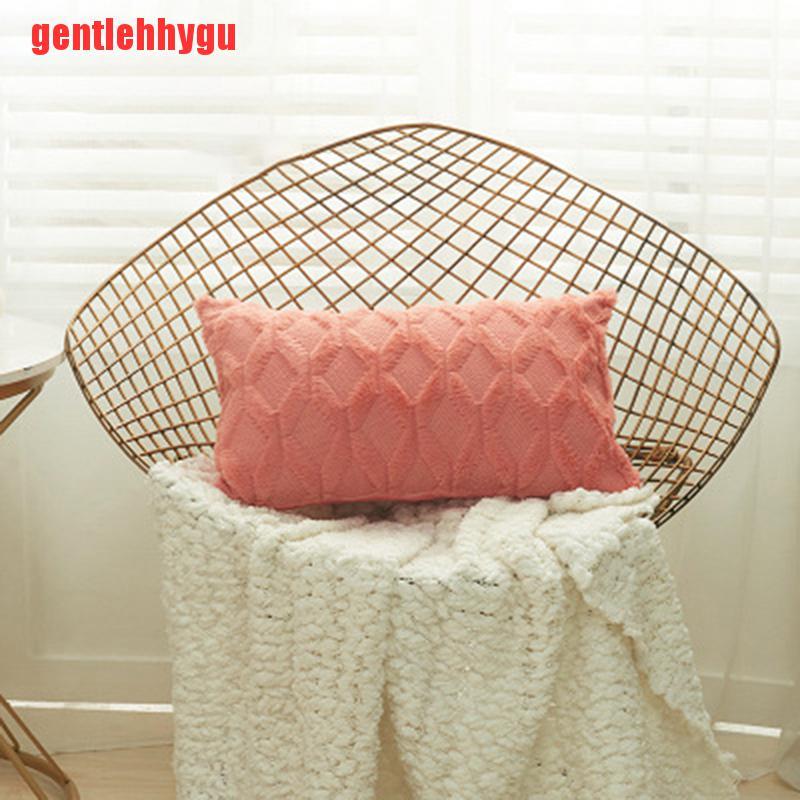 [gentlehhygu]3DNordic Style Pillow Cover Geometric Decorative  New Cushion Cover  Home Decor