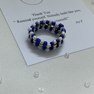 Nhẫn hạt cườm daisy, hoa cúc Hàn Quốc