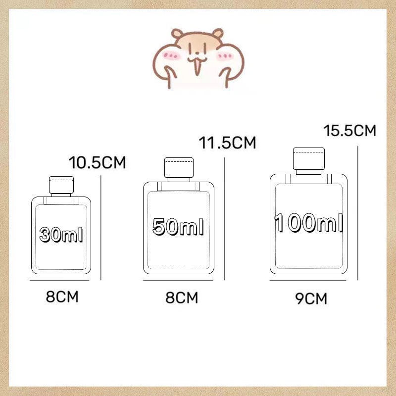 Túi trong mờ đựng lotion dầu gội Túi Bóp Mini Trong Suốt Đựng Mỹ Phẩm Du Lịch 30/50/100Ml