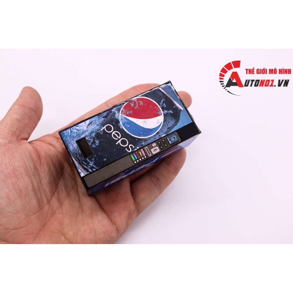 MÔ HÌNH TĨNH MÁY BÁN NƯỚC TỰ ĐỘNG PEPSI - COCA COLA 4cm x 2.8cm x 8cm PK036