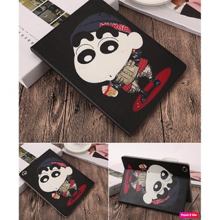 Ốp bảo vệ ipad super mario, thỏ cony gấu brown, Shin cậu bé bút chì, doremon cho các dòng ipad air pro mini T