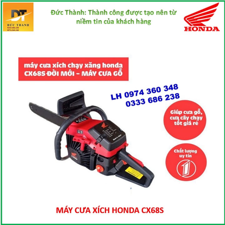 Máy cưa xích 68CC, Máy cưa gỗ. BH 12 THÁNG.