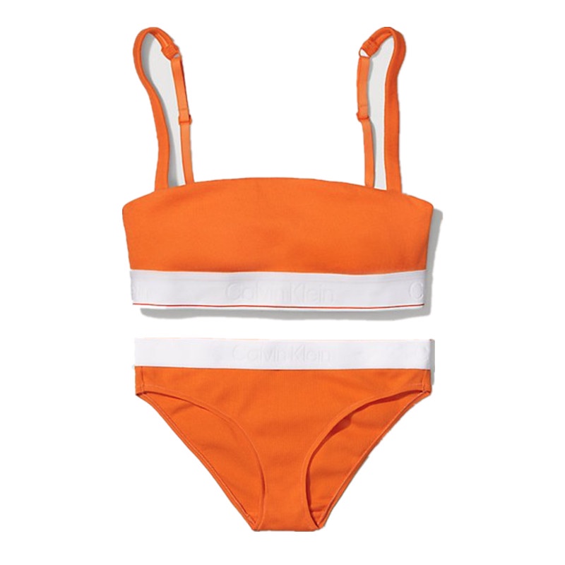 Áo bra thể thao Calvin Klein không gọng màu cam chất lượng