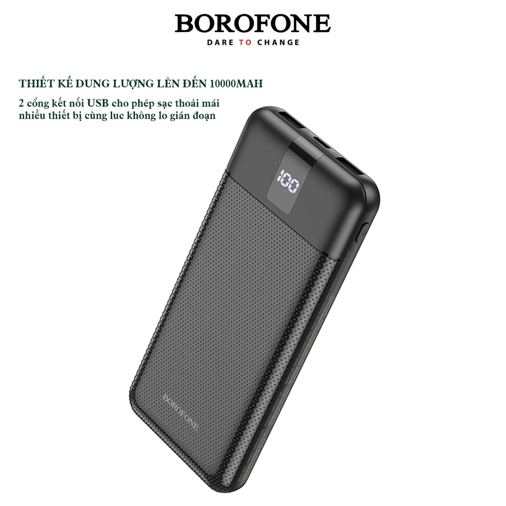 Pin sạc dự phòng Borofone BJ20 10.000mAh - AK Mobile