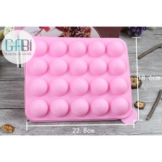 Khuôn cake pop silicon (nhiều mẫu)