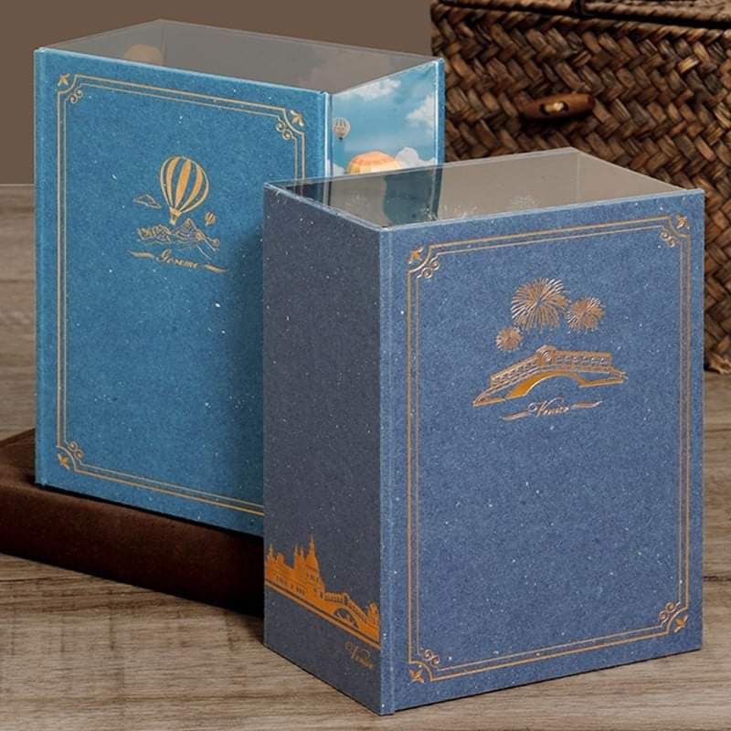 Mô hình nhà gỗ búp bê Dollhouse DIY - N001 N002 Mini Book Series