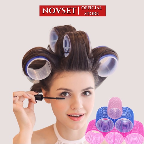 Lô Uốn Tóc Mái Tạo Kiểu Tóc Phồng Tự Dính Phong Cách Hàn Quốc Cho Nữ size 4*6cm [ MÃ C303 ]