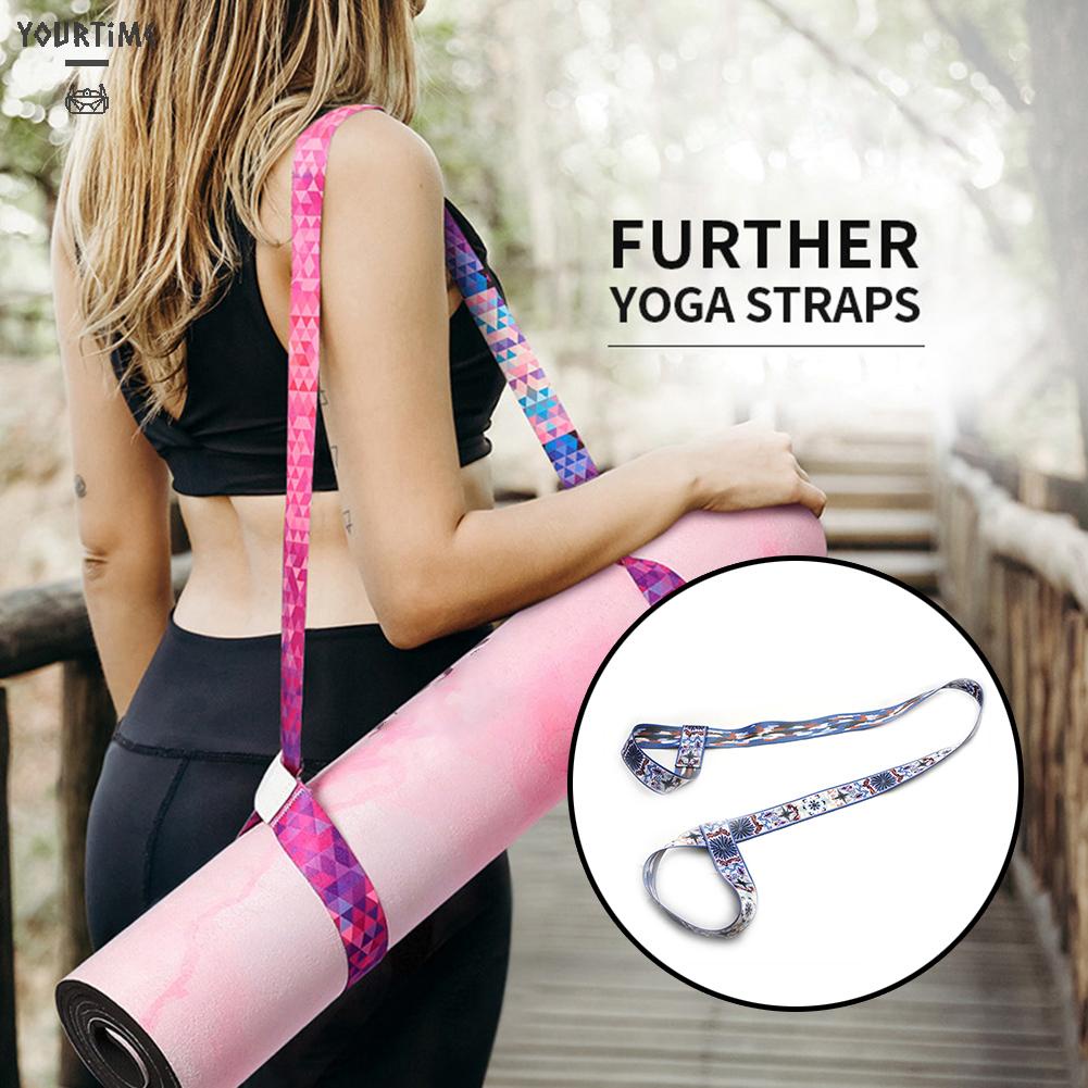 Dây Đeo Thảm Tập Yoga Có Thể Điều Chỉnh In Họa Tiết