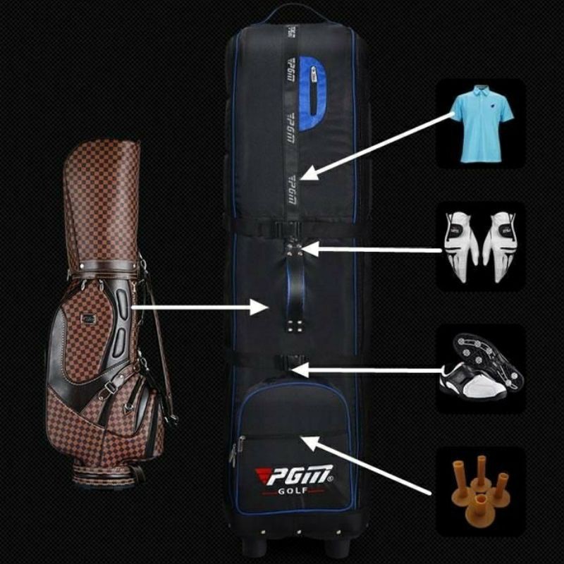 Túi cover hàng không bọc gậy golf PGM