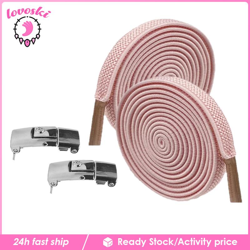 [Lovoski] Dây Buộc Giày Co Giãn Không Cần Buộc Nhanh Chóng Cho Người Lớn Tập Luyện