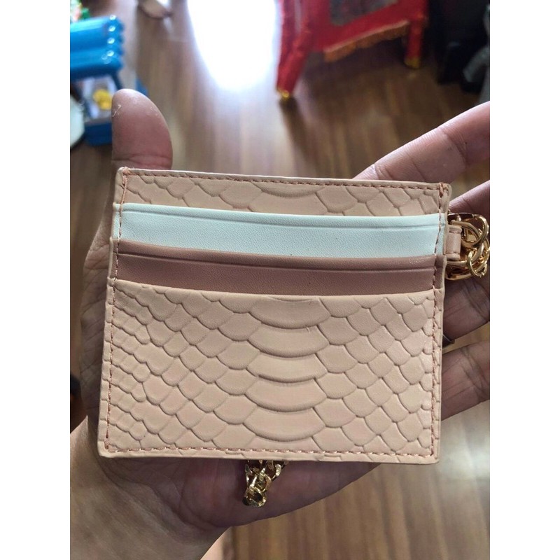 [Hàng sẵn] Ví CNK card holder bản ROSE GOLD mới nhất