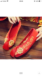 Giầy thêu hoa, rồng , phượng (loại đẹp)