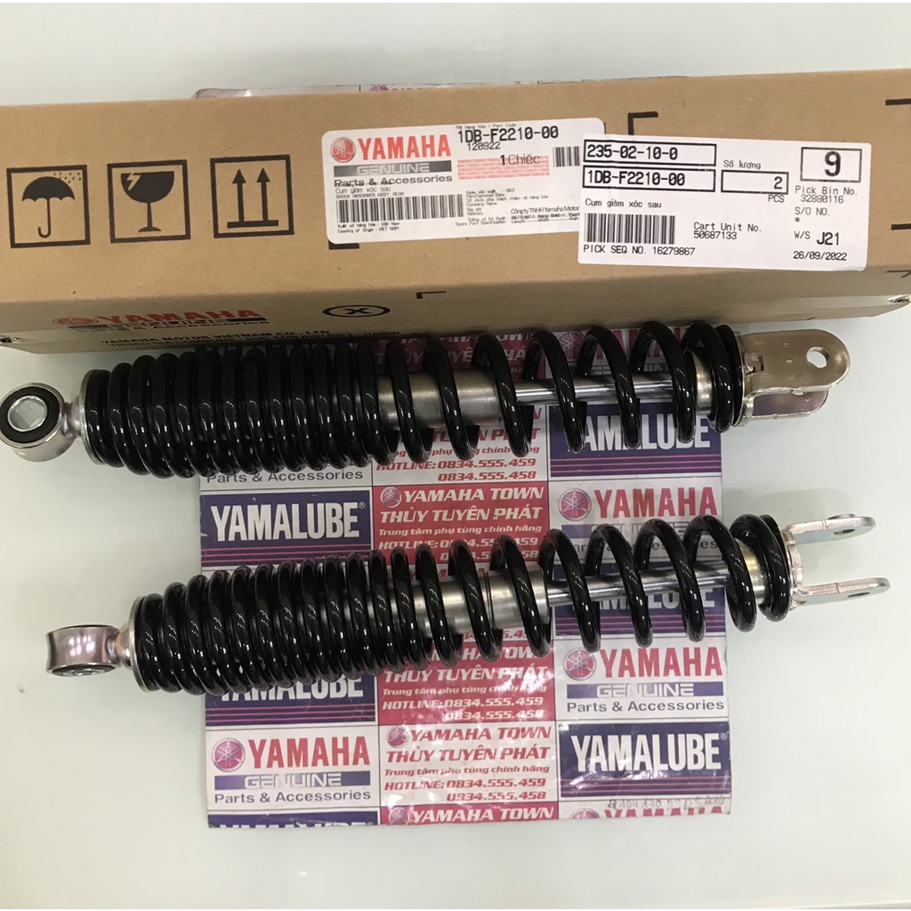 Cụm giảm xóc sau NOUVO 5 sử dụng chung cho NOUVO 4,5,6 zin chính hãng yamaha