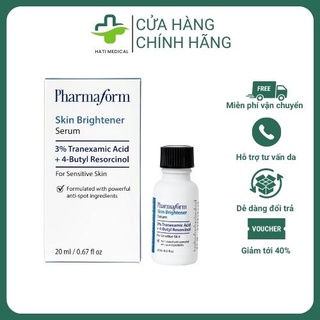 Serum pharmaform skin brightener trắng da, giảm thâm mụn và thâm nám 3% tranexamic acid + 5% niacinamide 20ml