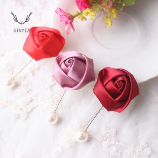 Ghim Cài Áo Hình Bông Hoa Đính Ngọc Trai Nhân Tạo Thời Trang Dành Cho Nữ Sy1