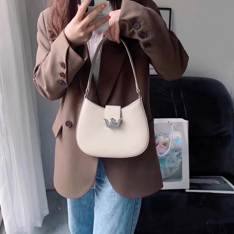 Túi Kẹp Nách W Đá, Túi Xách Nữ Alex