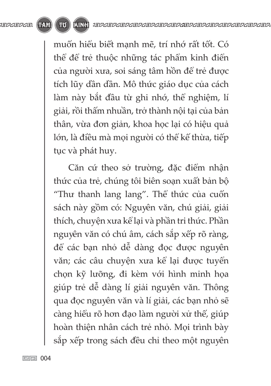 Sách Tam Tự Kinh - N/A